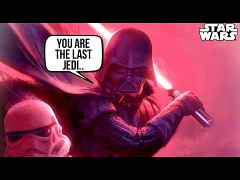 The LAST Jedi Darth Vader Hunted During Order 66